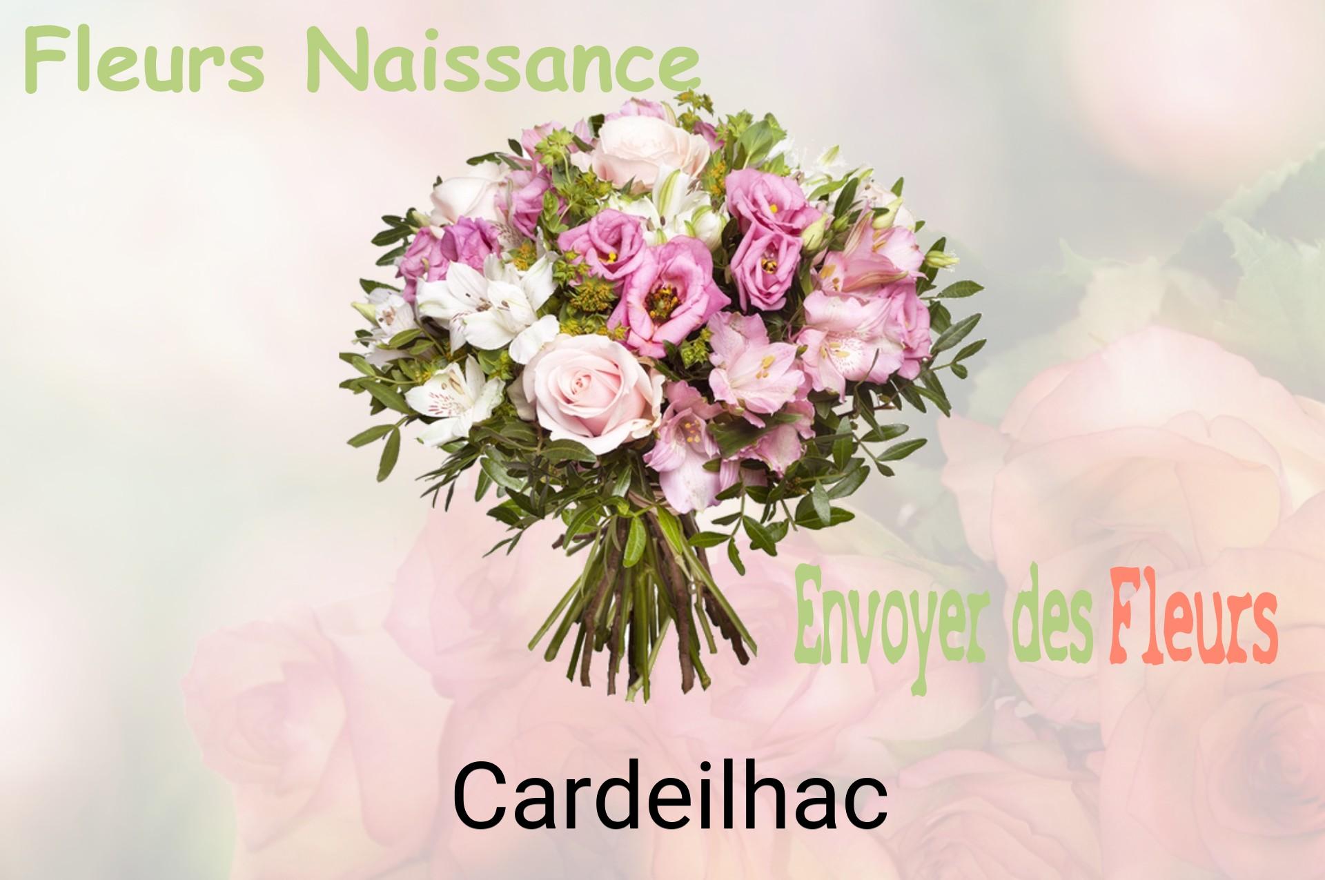 Bouquet de fleurs de naissance livré à Cardeilhac
